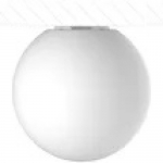 Светильник светодиодный накладной Кубометр света 12222010 SPHERE_S, LED лампа E27, 8Вт, 3000К, 80Лм/Вт, 640Лм, Ra80/1В, LLDPE, IP40, IK08, белый