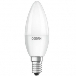 Лампа светодиодная OSRAM 4058075056886 LEDSCLB40 5,5W/840 230VFR E14, свеча, нейтральный белый свет, матовая колба