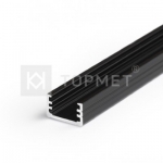 Алюминиевый профиль Topmet 89020021 SLIM8 A/Z 1000мм накладной, черный