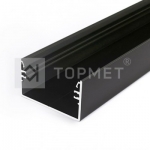Алюминиевый профиль Topmet 93020002 LOWI 1000мм накладной, черный