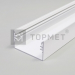 Алюминиевый профиль Topmet 93020001 LOWI 1000мм накладной, белый
