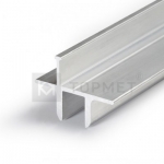 Алюминиевый профиль Topmet 82130000 TWIN8 1000мм для стекла, алюминий