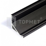 Алюминиевый профиль Topmet C9010021 CABI12 E 1000мм угловой, черный