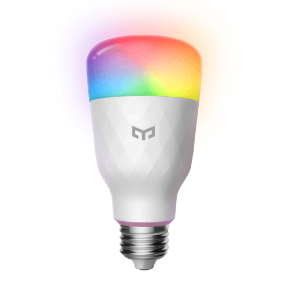 Лампа светодиодная умная мультиколор диммируемая Yeelight YLDP005 Smart  Bulb W3 (Multicolor), E27, 8W, 900lm, 1700-6400K, 16 млн. цветов,  регулировка цвета света и яркости - A55/A60/A65/A67 Светодиодные лампы  формы 