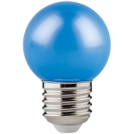 Лампа светодиодная мини-шар Sylvania 0027535 TOLEDO DECO BALL BLUE E27 SL 1W, синий рассеиватель, синий цвет света